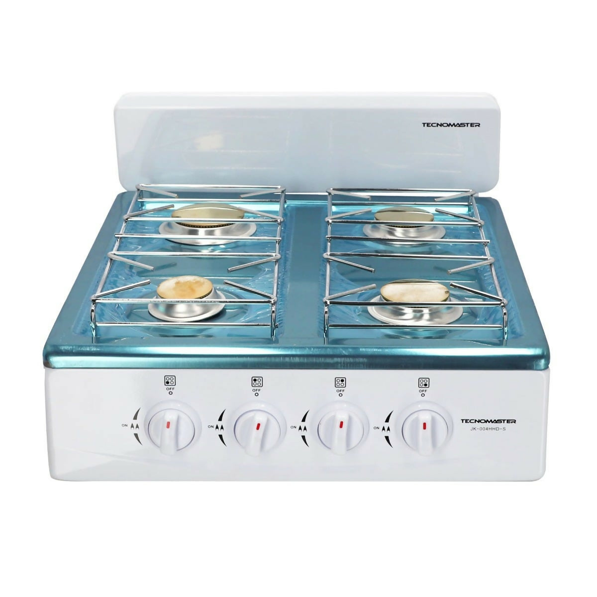 COCINA DE 4 QUEMADORES DE MESA ACERO INOX A GAS