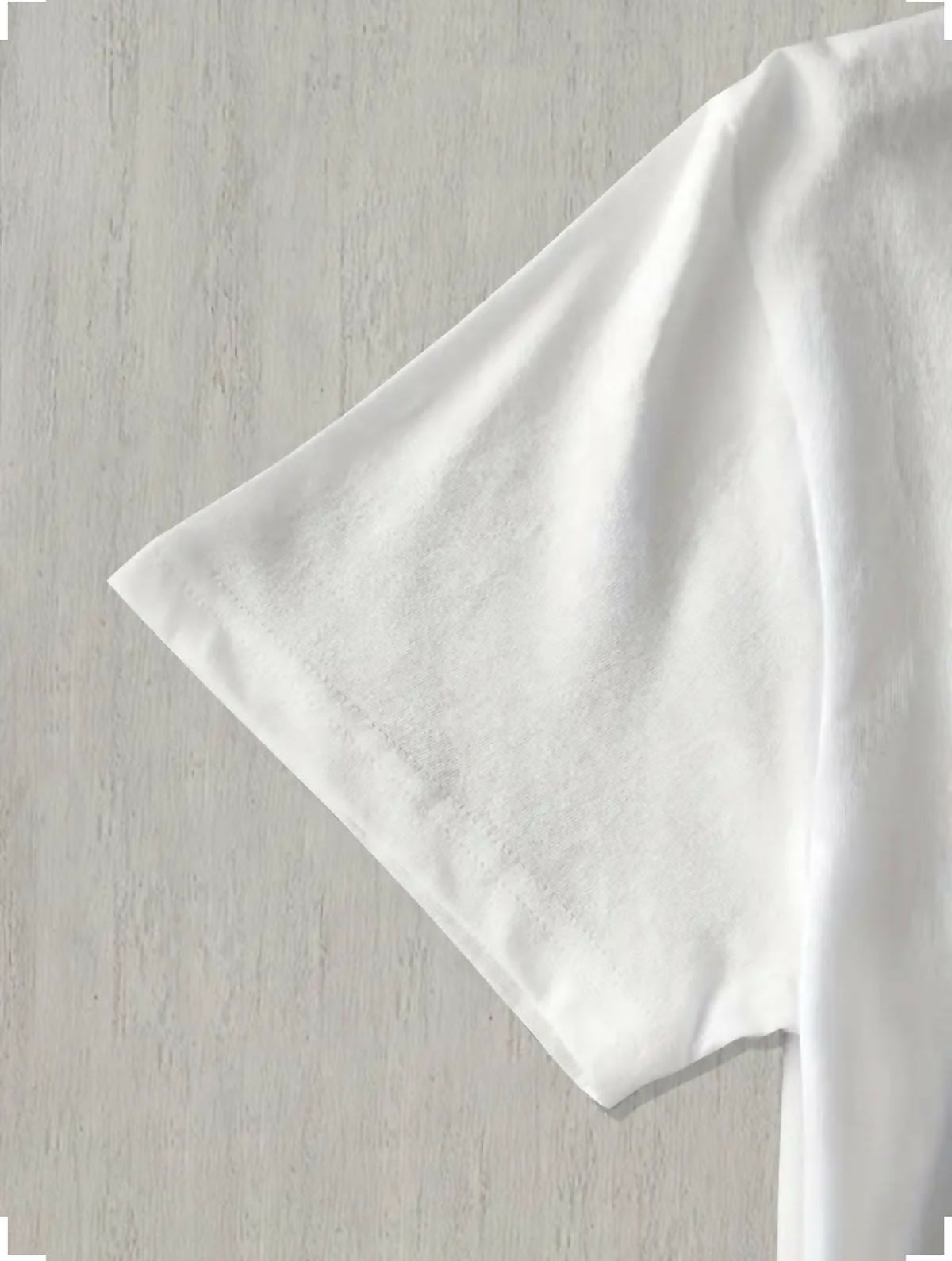 Blusa blanca de manga corta talla S