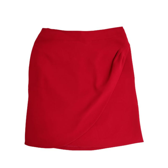 Falda roja casual