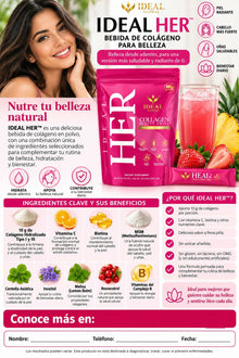 IDEAL HER SUPLEMENTO DE COLAGENO + RESVERATROL