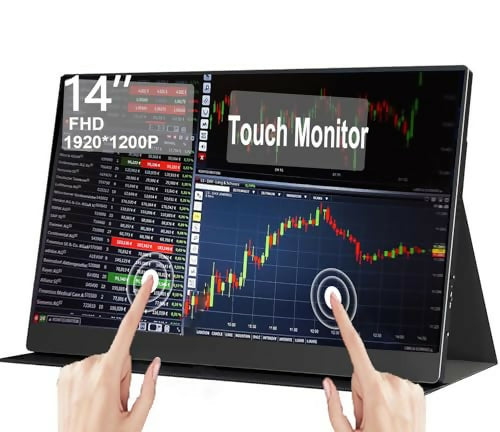 Monitor Portátil Táctil 14" 1920x1200P IPS/HDR - USB-C HDMI con Bocinas
