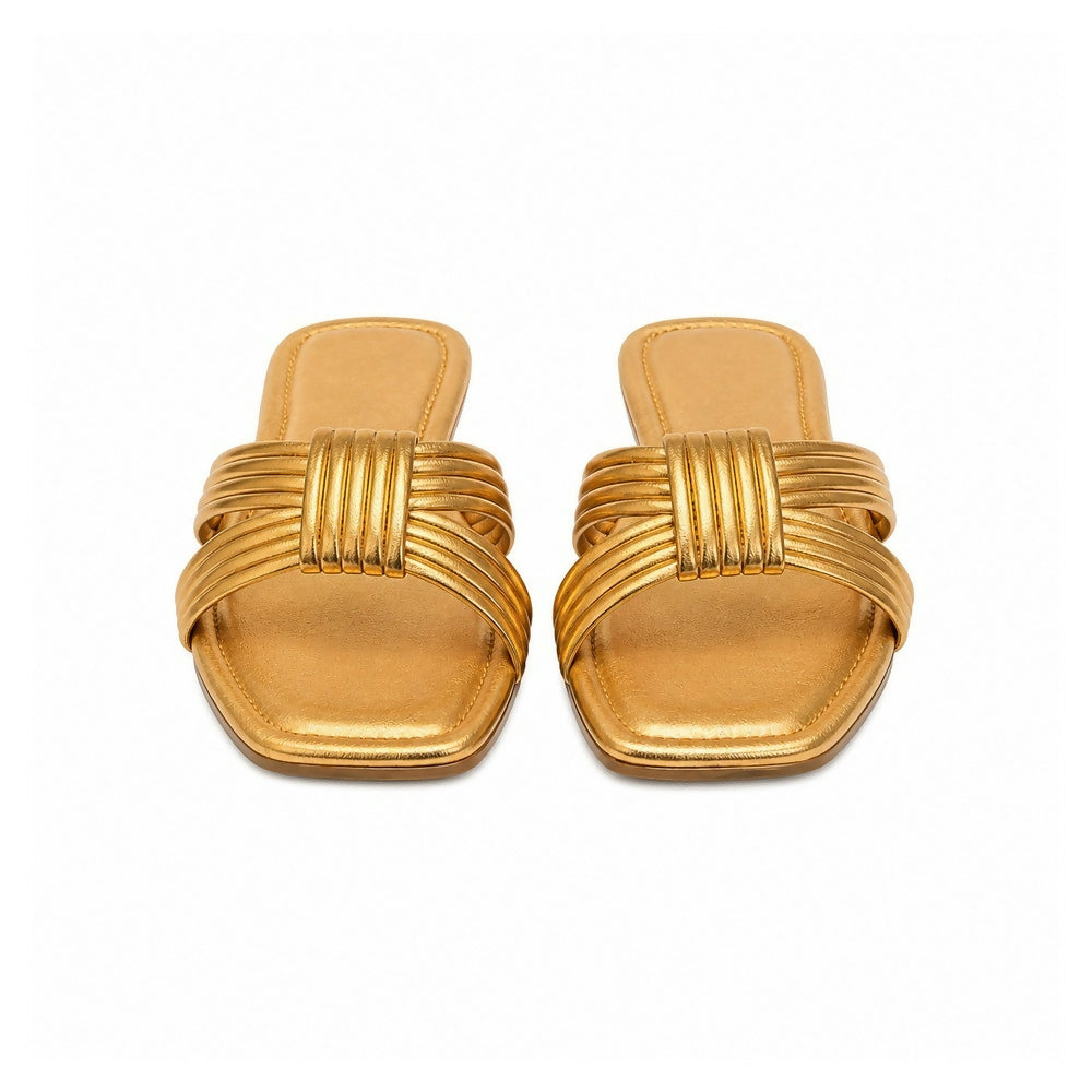 Sandalias Aura Champagne