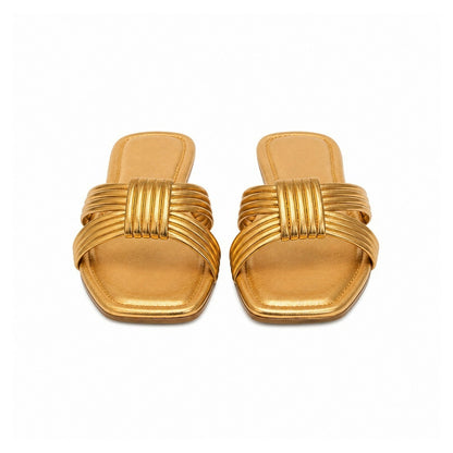 Sandalias Aura Champagne