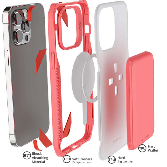 Ghostek Exec Magsafe iPhone 14 Pro Pink