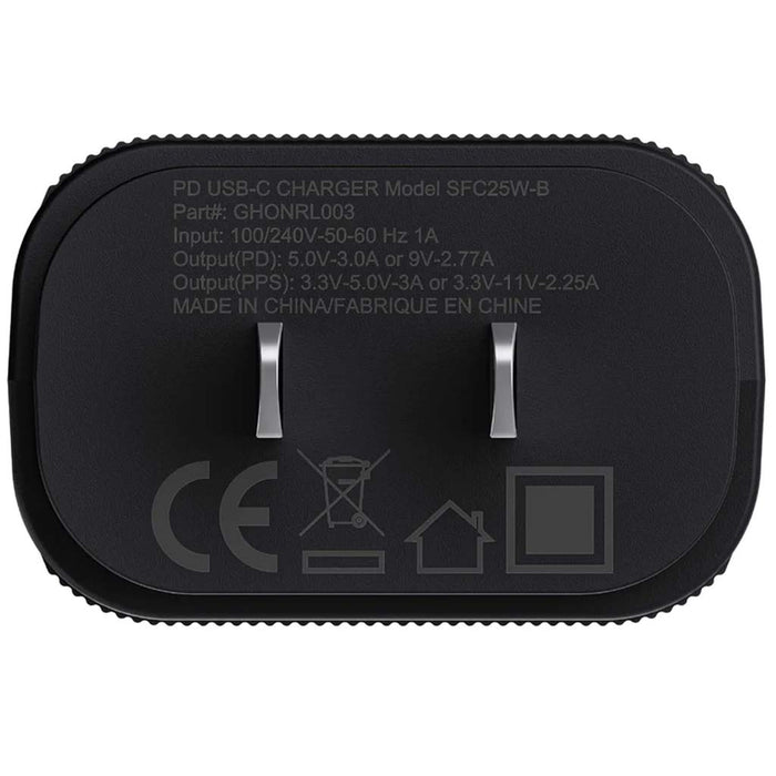 Ghostek NRGlink 25W USB-C Fast Charging Black