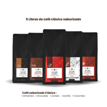 Pack 5 Lb café clásico saborizado