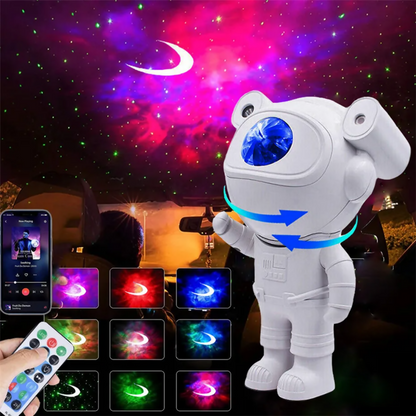 Proyector LED Astronauta 2 en 1 Parlante Bluetooth con Control XL-731B