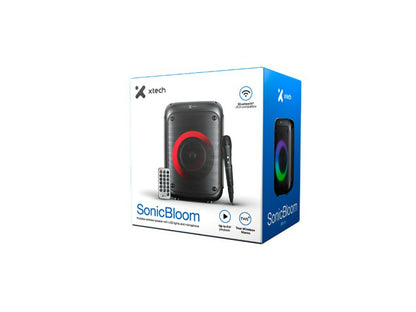 SonicBloom Portable Wlss Speaker w lights and mic XTS-