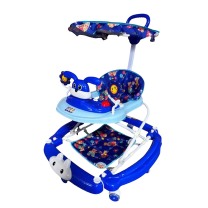 Andadera 2 en 1 con techo para bebé