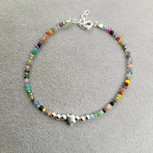 PULSERA COLORES ESTRELLA PLATA 925