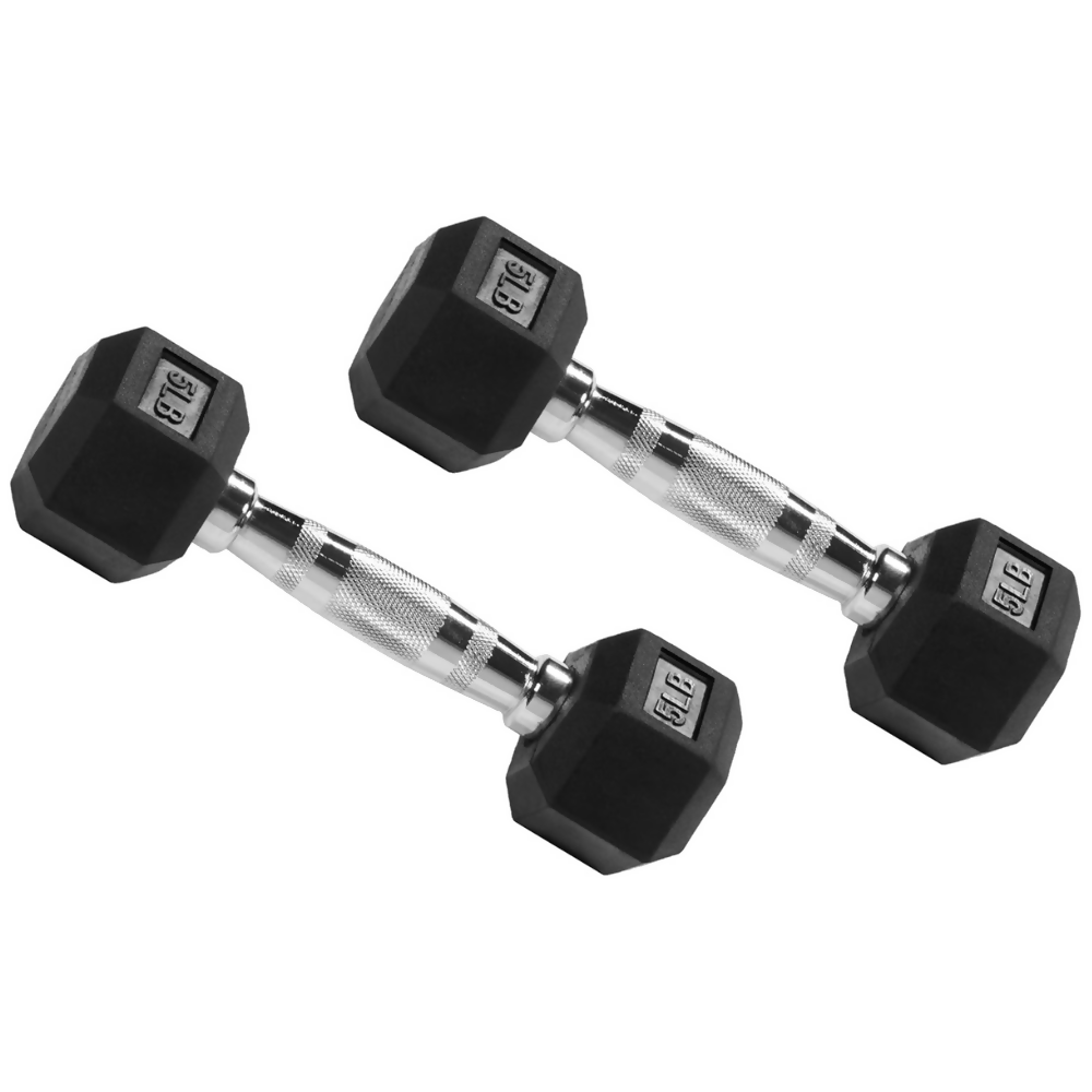 Mancuernas hexagonales 5LBS (Par)