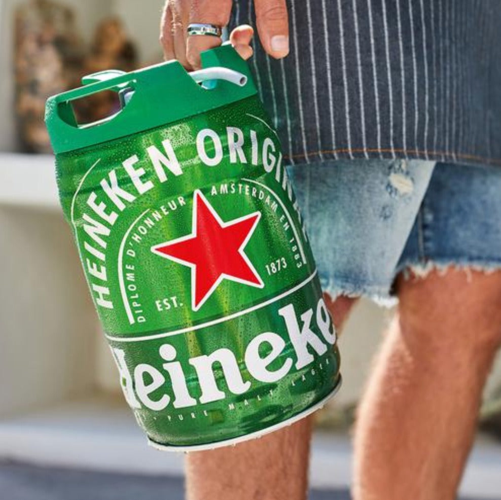 Heineken Cerveza Importada de Barril 5 L