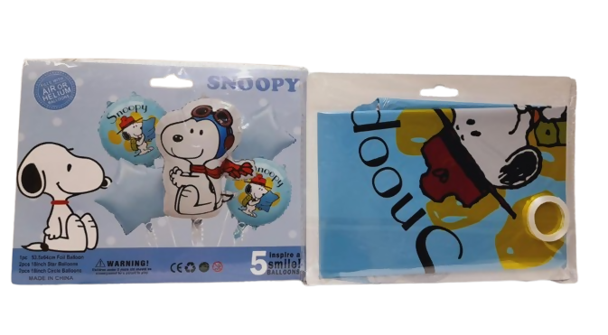 SET DE GLOBOS SNOOPY AVIADOR