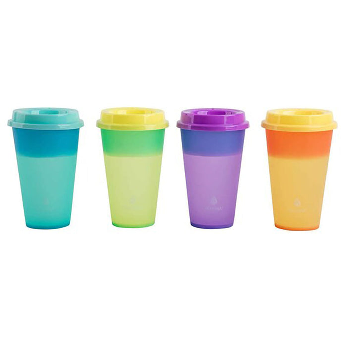 Vaso personalizado de colores variados - 4.13"x7.08", Blue