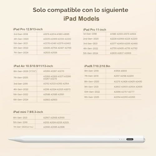 Lápiz Óptico para iPad (2018-2025)
