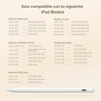 Lápiz Óptico para iPad (2018-2025)