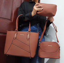 Set de cartera necklacesv color café #2