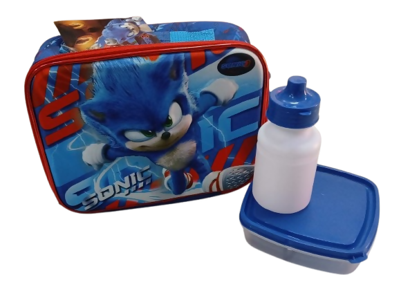 LONCHERA SONIC TERMICA CON ACCESORIOS 3D