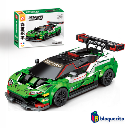 SEMBO | Carro RACING verde