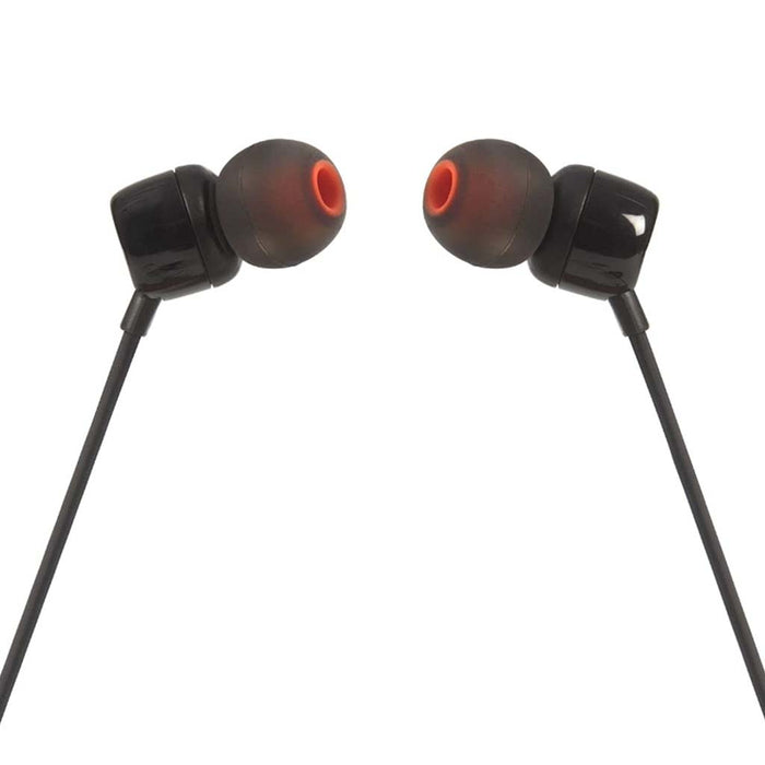 JBL Tune 110 Wired Earbuds Black
