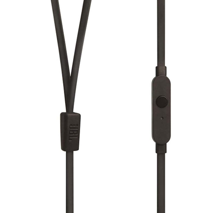 JBL Tune 110 Wired Earbuds Black