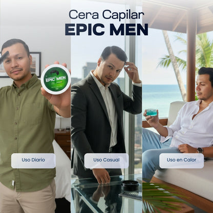 Tri 3 Kit Ceras Capilares EPIC MEN