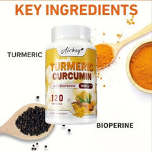 CÚRCUMA CON CURCUMINA + BIOPERINA 🌿