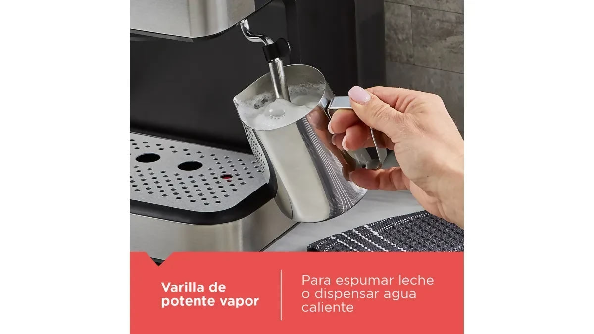 Máquina de espresso Black & Decker