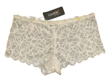 Panty de encaje blanco marfil Talla M