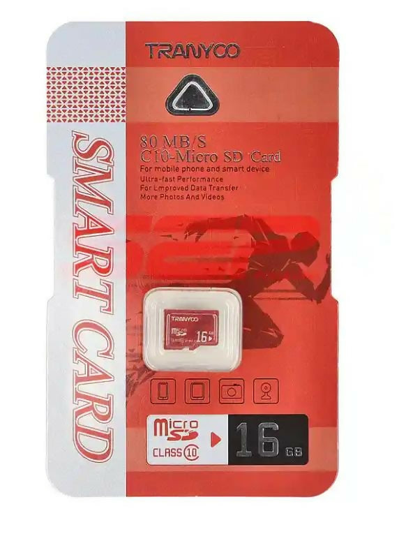 Memoria Micro Sd 16 GB Tranyoo Clase 10