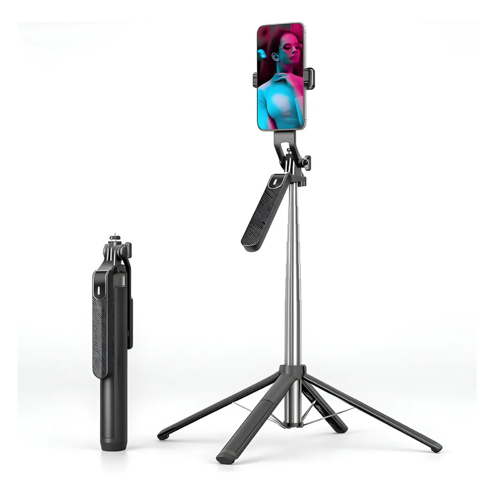 Trípode selfie stick con bluetooth