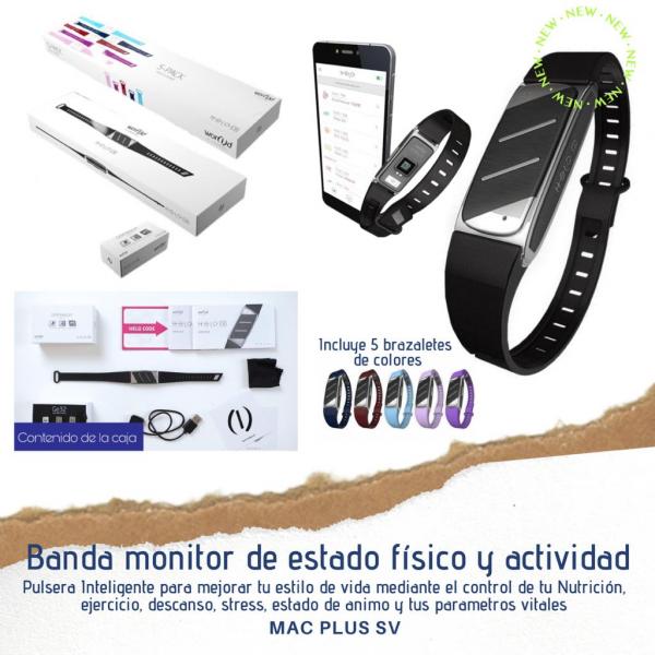 Banda monitor de estado físico y actividad