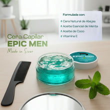 Cera Capilar Menta Refrescante - EPIC MEN 100 grs