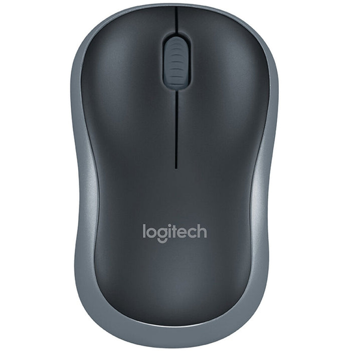 Logitech Cordless M185 Mouse Wireless Black