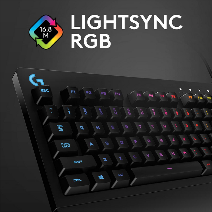 Logitech G213 Keyboard Gaming Wired Black