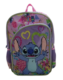 MOCHILA MORADA STITCH 16"