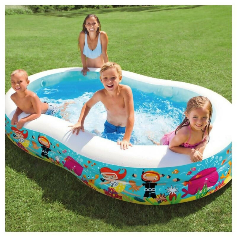 Piscina infantil Inflable con diseño de mar