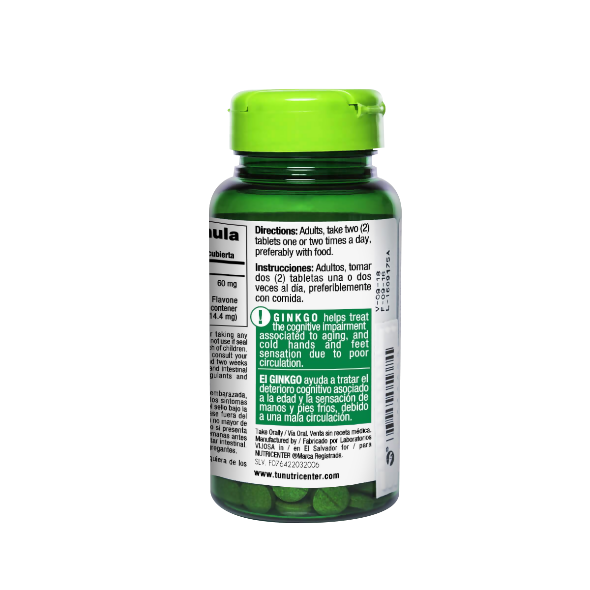 Ginkgo Biloba 60mg