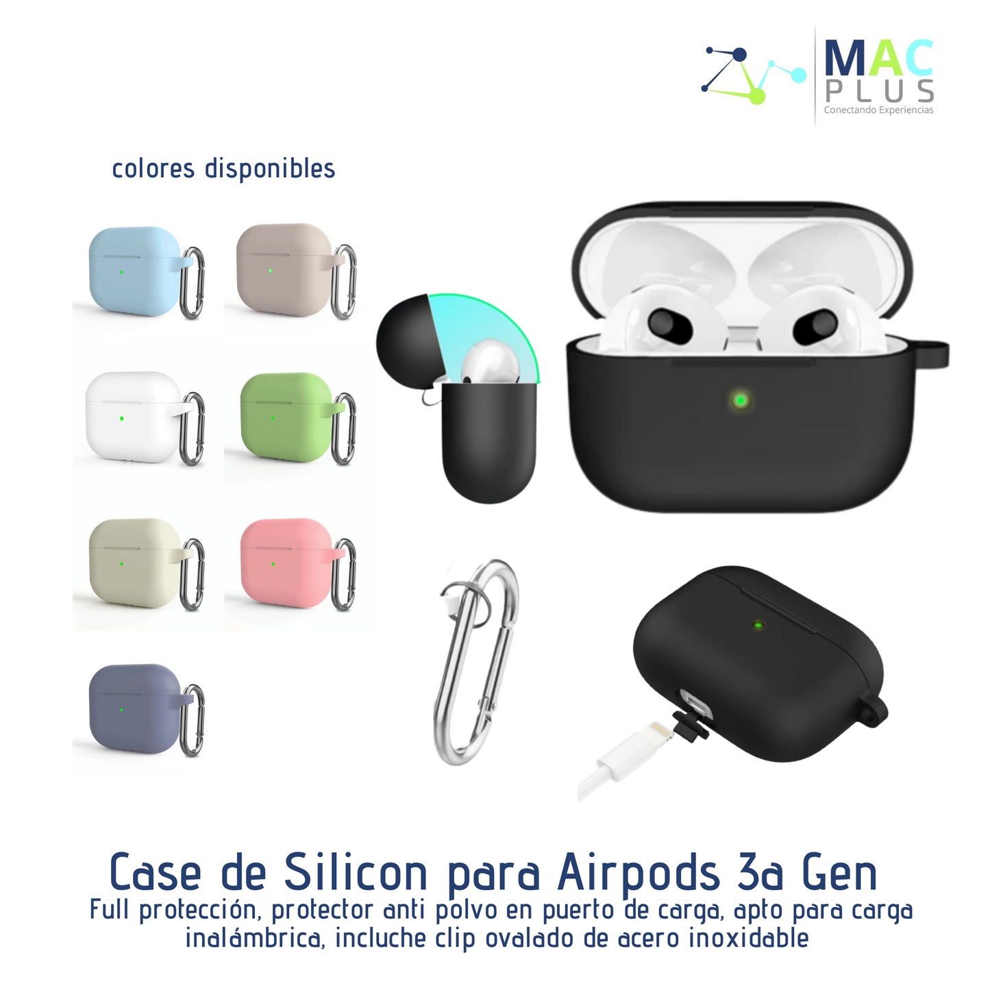 Case de Silicon para Airpods 3а Gen