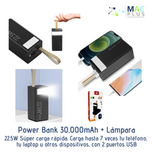 POWER BANK 30,000MAH + LAMPARA