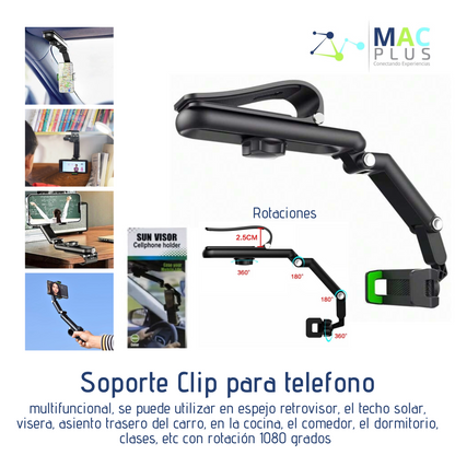 Soporte Clip para telefono