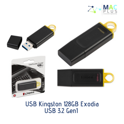 USB KINGSTON 128GB EXODIA – AeroMall - Centro comercial virtual