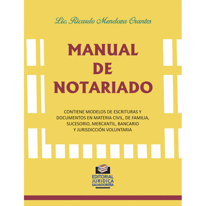 Manual De Notariado (Empastado De Lujo)