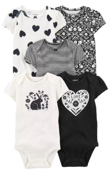 Set 5 mameluco marca carters para niña