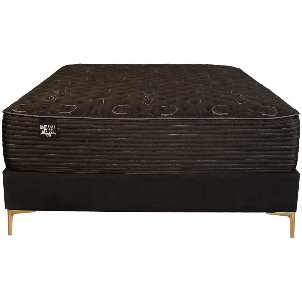 Cama Radiance Air Gel Mattress Negra confort firme