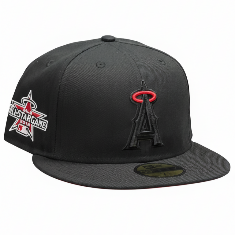 Gorra Los Angeles Angels Blackout Halo 59FIFTY