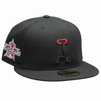Gorra Los Angeles Angels Blackout Halo 59FIFTY