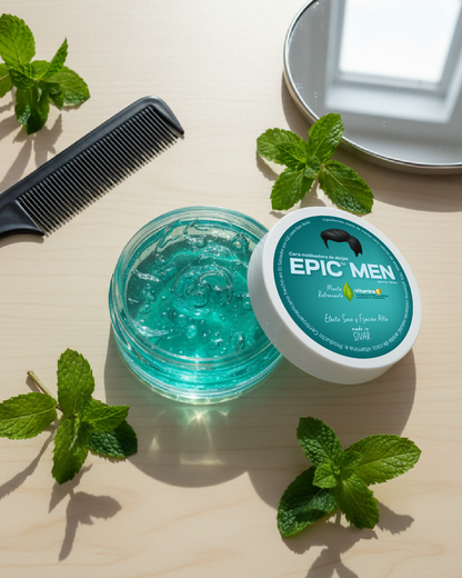 Cera Fijadora + Shampoo Minoxidil + Minoxidil Barba 5% + Bio Activos EPIC MEN