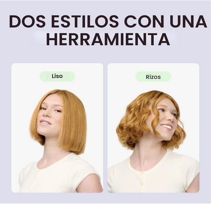 Wavytalk Plancha y Rizador 3 en 1 para Cabello con Aire Frío