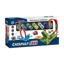 Pista y catapulta con carros